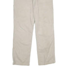 CARHARTT Mens Cotton Blend Beige Relaxed Straight Trousers W32 L30 Workwear Zip