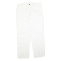 DICKIES Mens White Regular Fit Straight Denim Jeans W38 L32 Workwear Utility
