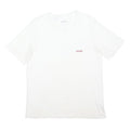 HUGO Mens White Red Logo T-Shirt XL Short Sleeve Crew Neck Cotton Blend