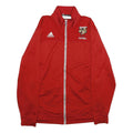 ADIDAS Mens Red Cheetahs Football Track Jacket L Polyester Zip Sportswear