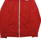 ADIDAS Mens Red Cheetahs Football Track Jacket L Polyester Zip Sportswear