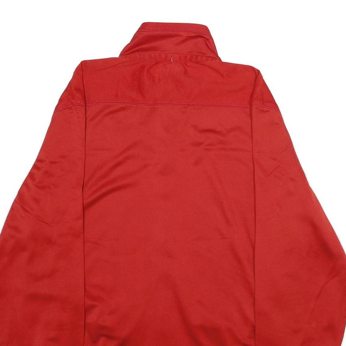 ADIDAS Mens Red Cheetahs Football Track Jacket L Polyester Zip Sportswear