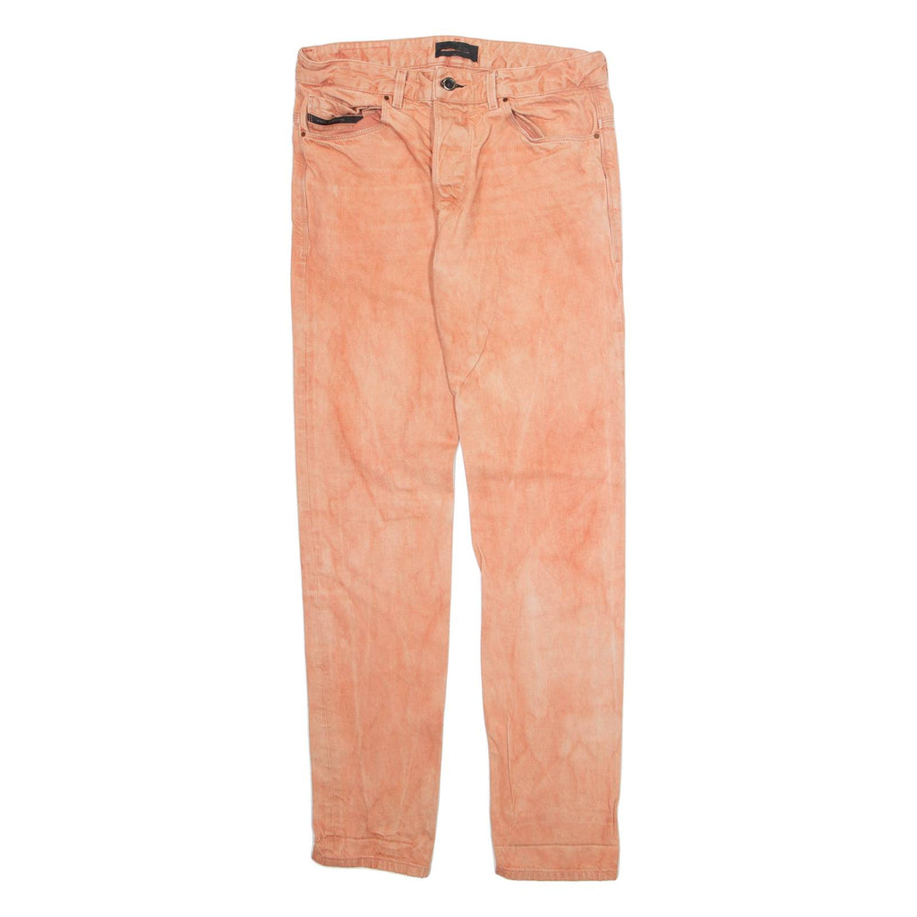 DIESEL Mens Jeans Pink Regular Straight W30 L32