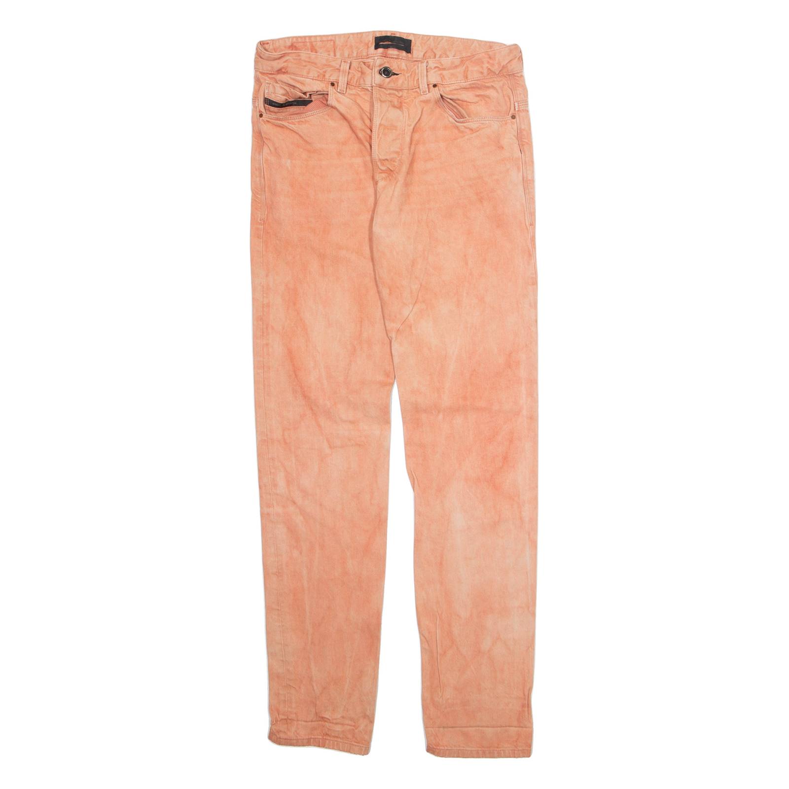 DIESEL Mens Jeans Pink Regular Straight W30 L32