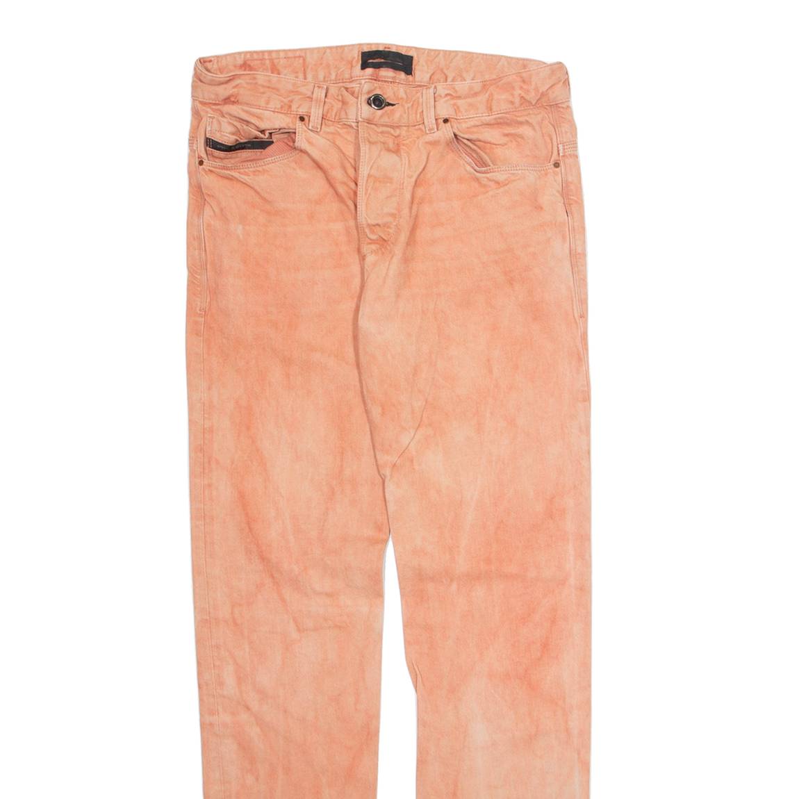 DIESEL Mens Jeans Pink Regular Straight W30 L32