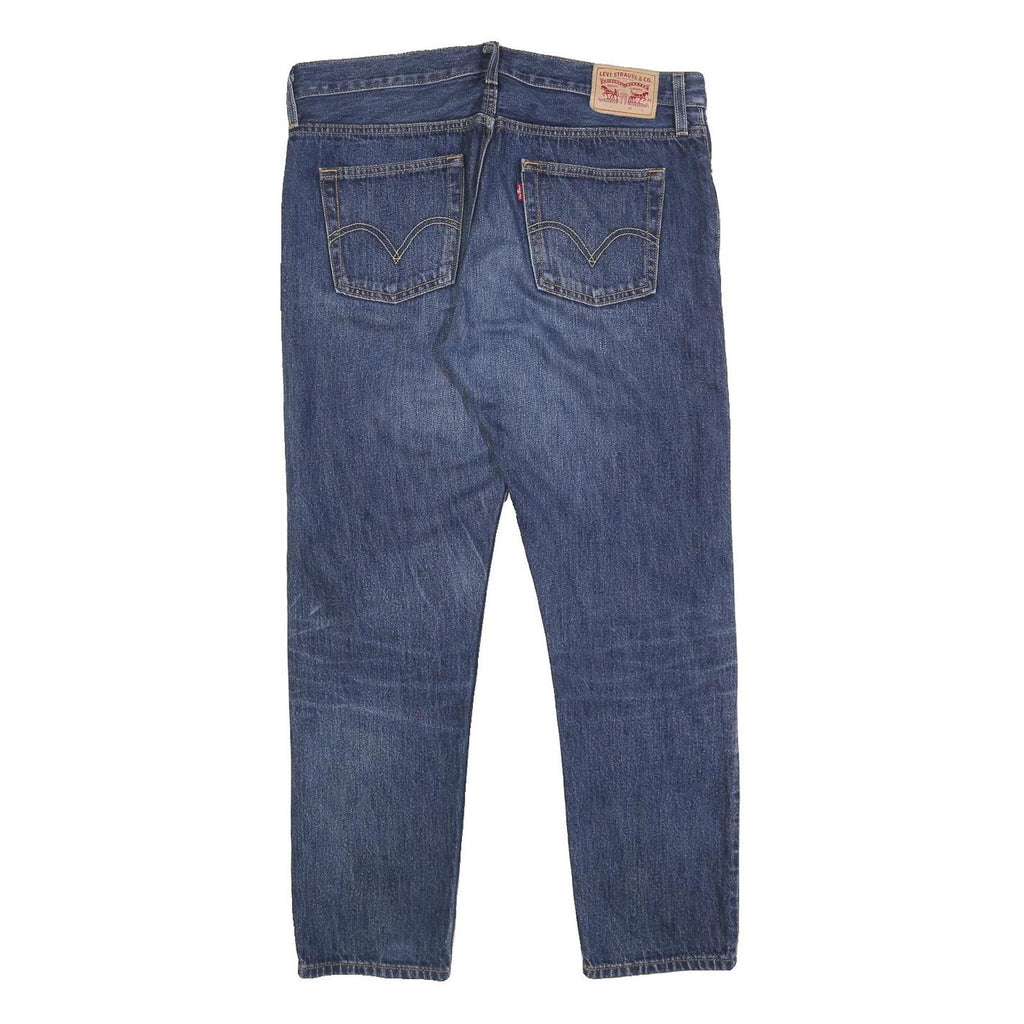 LEVI'S Womens Regular Fit Straight Blue Denim Medium Wash Jeans W32 L28 Classic