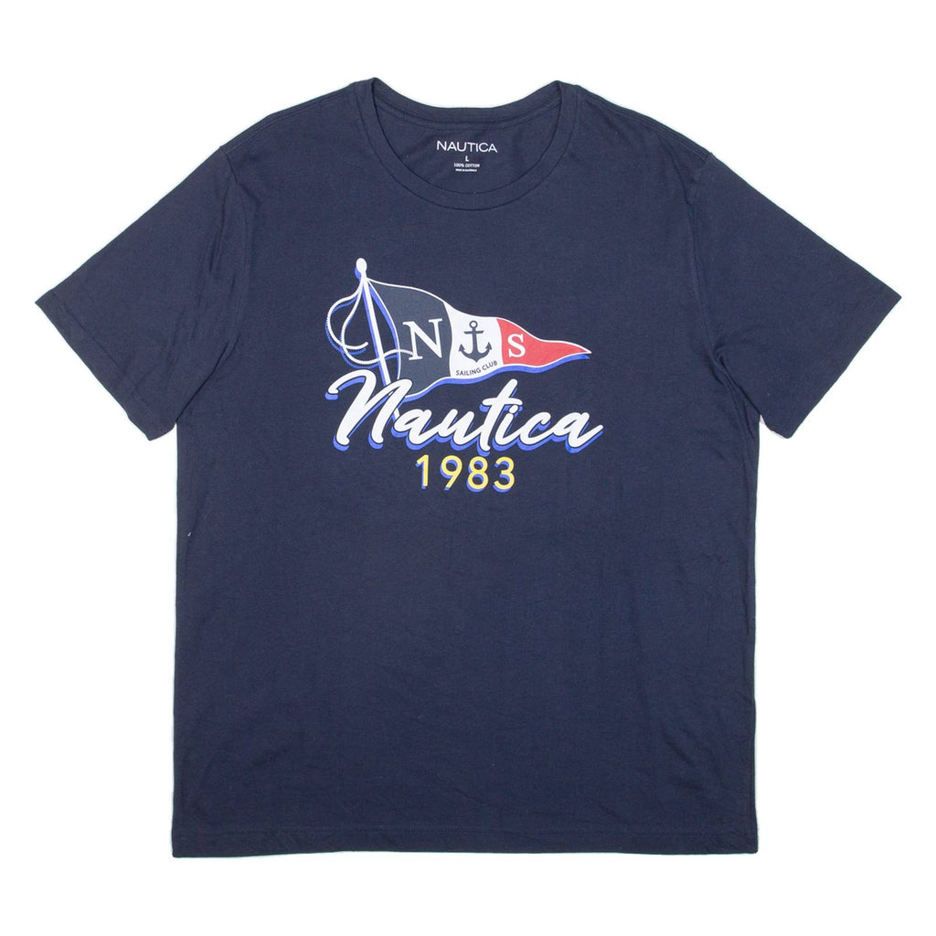 NAUTICA Mens T-Shirt Blue L