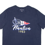 NAUTICA Mens T-Shirt Blue L