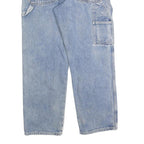 DICKIES Mens Jeans Blue Regular Straight Denim Light W34 L30 Workwear Casual