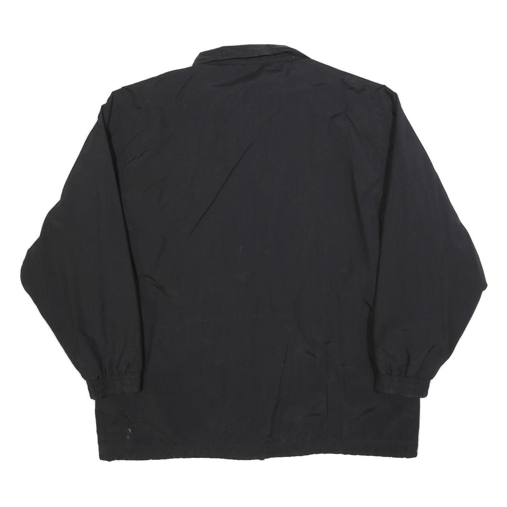 BEACH & SNOW Mens Black Jacket XL Polyester Blend Zip Casual Lightweight