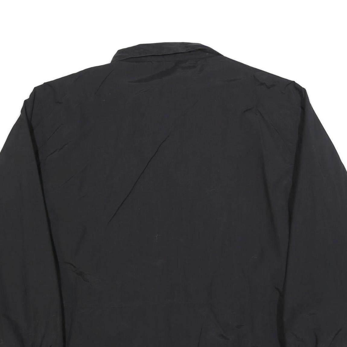 BEACH & SNOW Mens Black Jacket XL Polyester Blend Zip Casual Lightweight