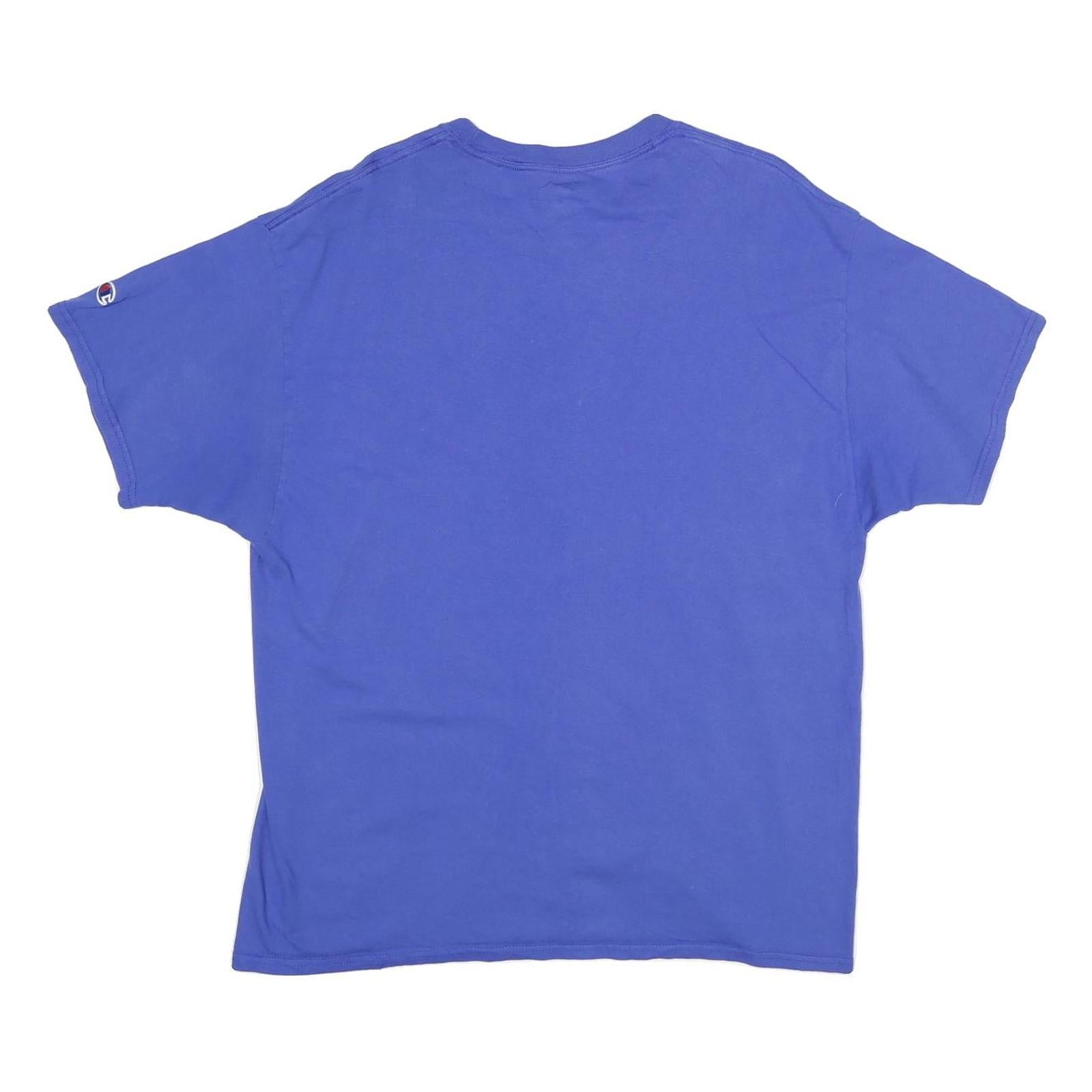 CHAMPION Mens Blue Air Force Academy Graphic T-Shirt XL Short Sleeve Crew Neck