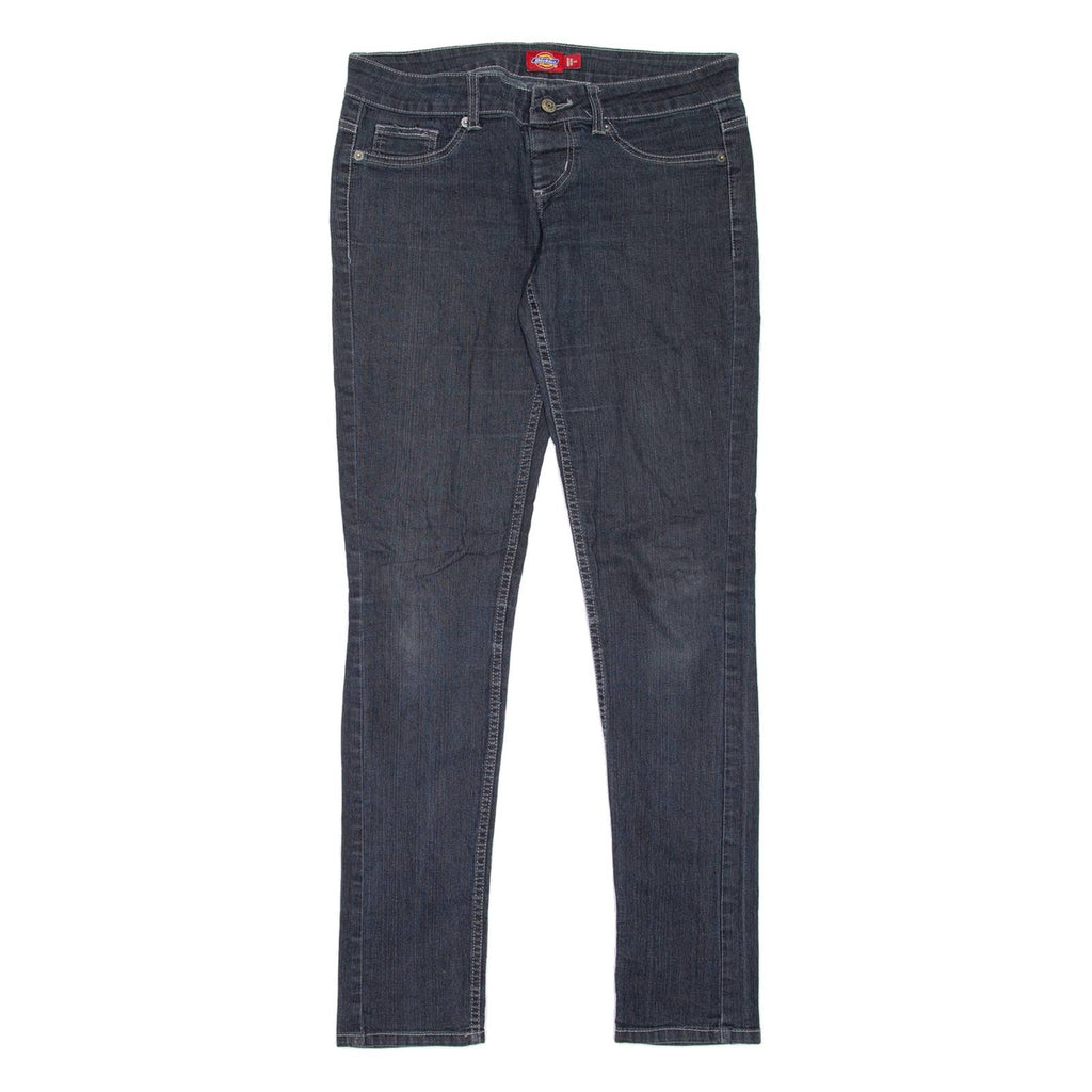 DICKIES Womens Jeans Blue Slim Jegging W30 L32