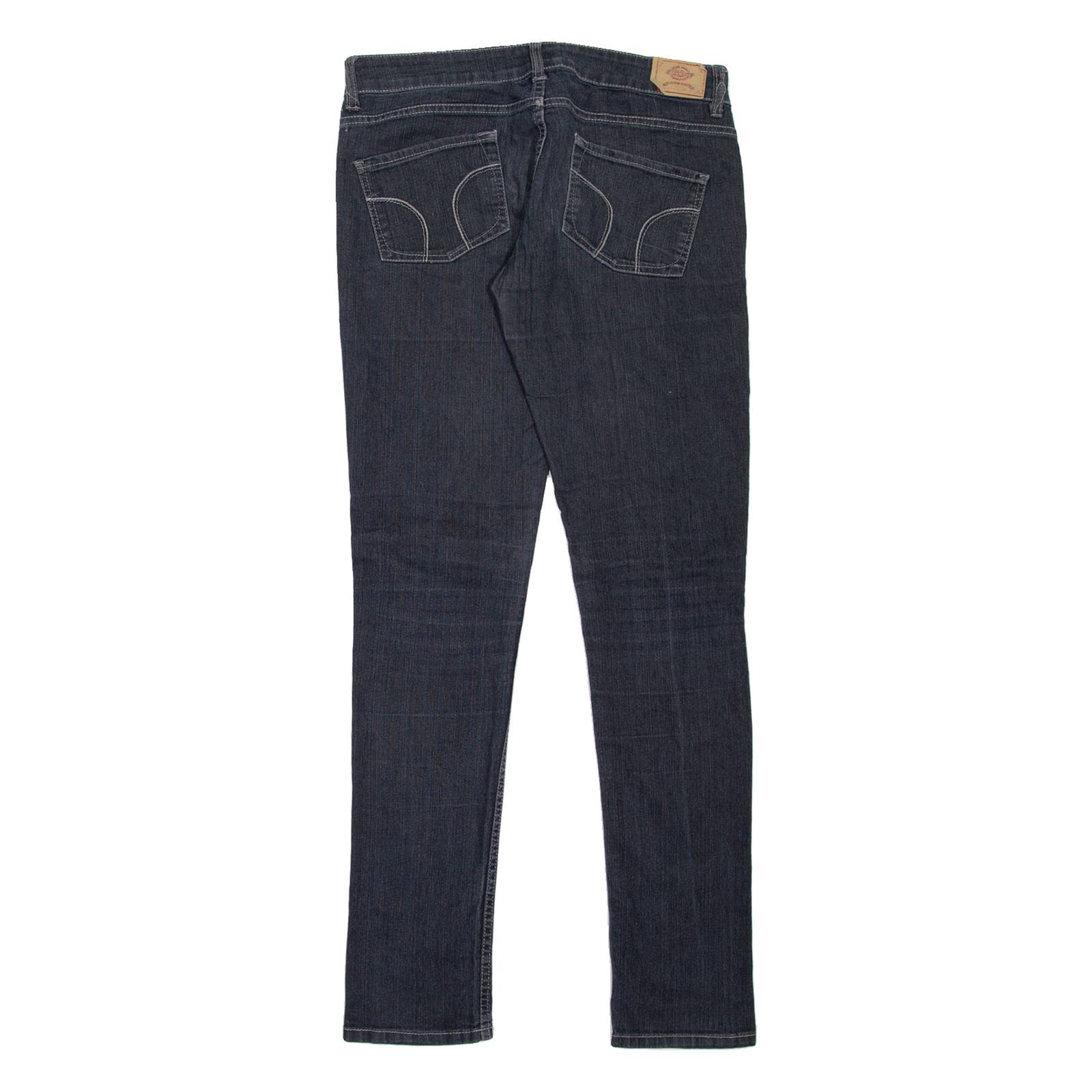 DICKIES Womens Jeans Blue Slim Jegging W30 L32
