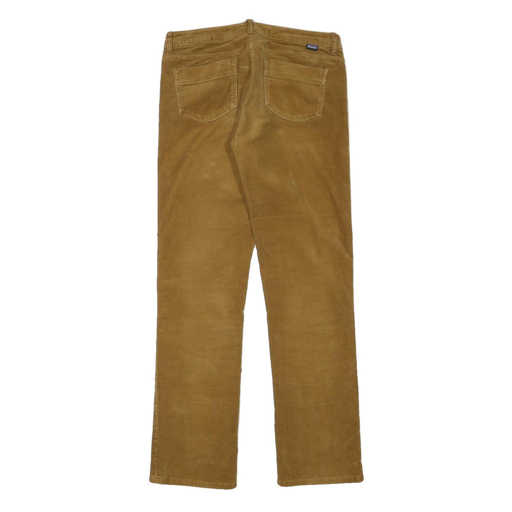 PATAGONIA Womens Cotton Blend Brown Regular Straight Trousers W30 L30 Outdoor