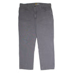 CARHARTT Workwear Mens Canvas Trousers Grey Relaxed Straight W40 L30