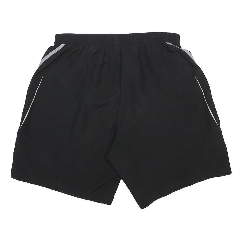 ADIDAS Mens Black Casual Shorts M W26 Sports Gym Polyester Elastic Waist