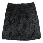 VERSACE Womens Black Mini Cotton Skirt Soft Feel Classic Stylish M