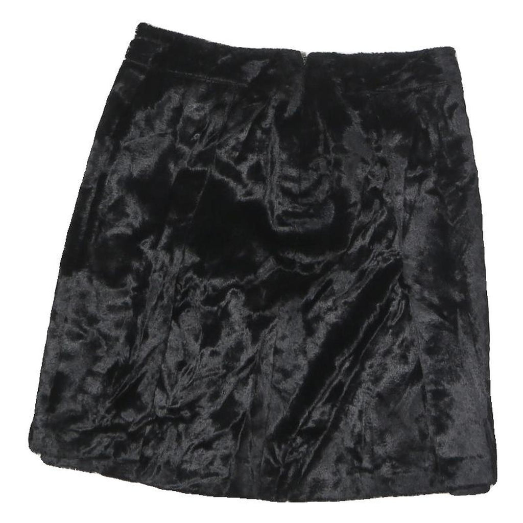 VERSACE Womens Black Mini Cotton Skirt Soft Feel Classic Stylish M