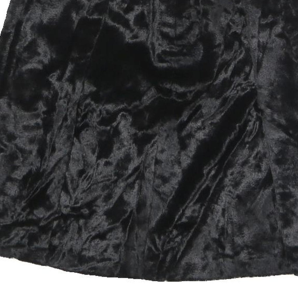 VERSACE Womens Black Mini Cotton Skirt Soft Feel Classic Stylish M