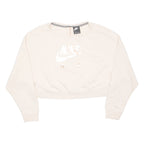 NIKE Cropped Womens Sweatshirt Pink L