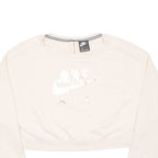 NIKE Cropped Womens Sweatshirt Pink L