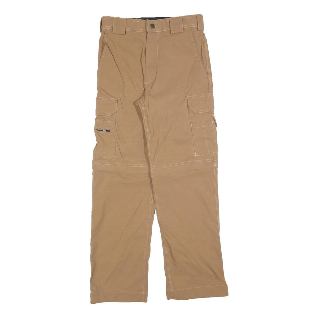 BELTUS Womens Polyester Blend Beige Regular Straight Trousers W27 L28 Cargo