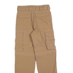 BELTUS Womens Polyester Blend Beige Regular Straight Trousers W27 L28 Cargo