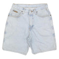 WRANGLER Womens Shorts Blue Denim Casual S W27 Classic Fit Summer