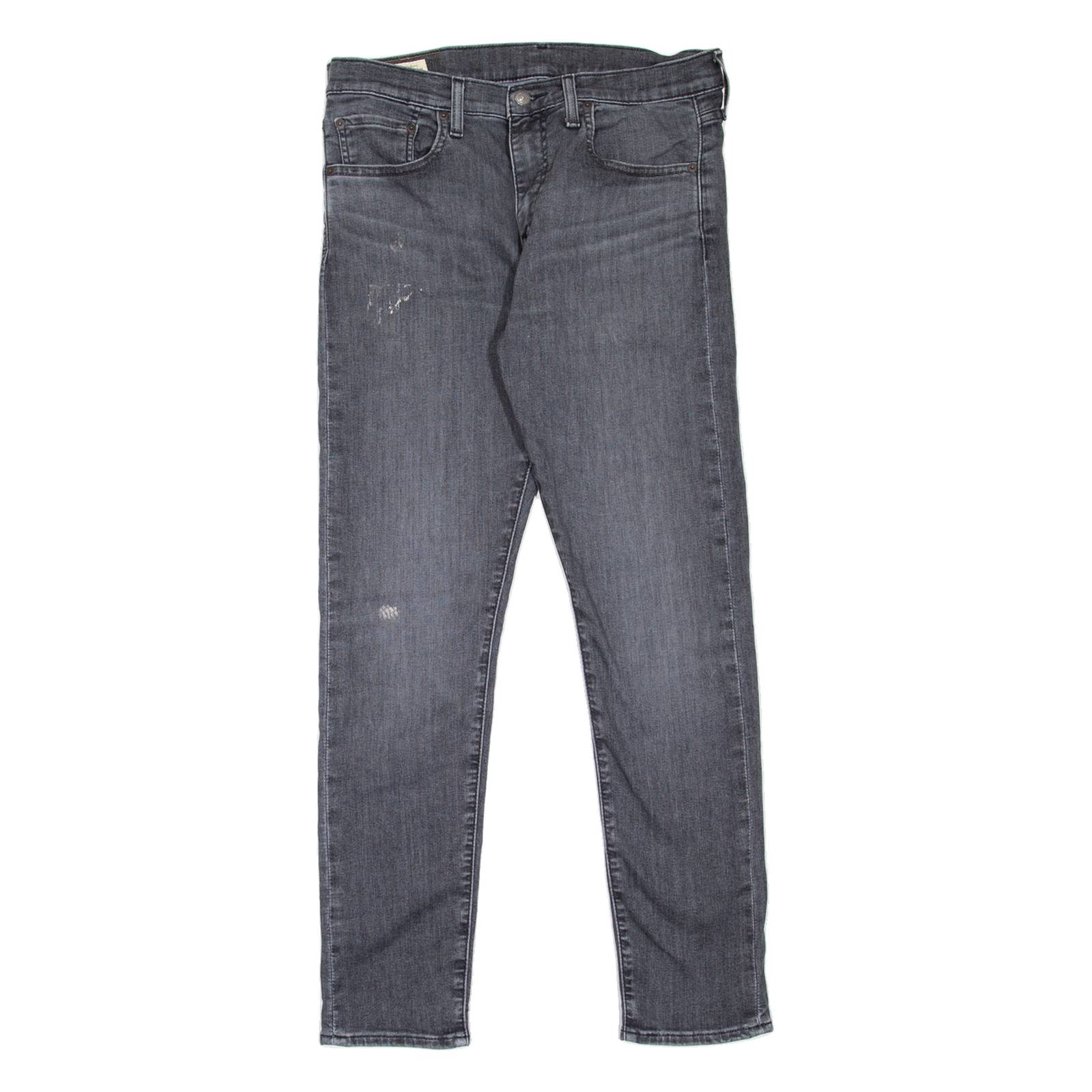 LEVI'S 512 BIG E Jeans Mens Grey Slim Tapered W32 L32