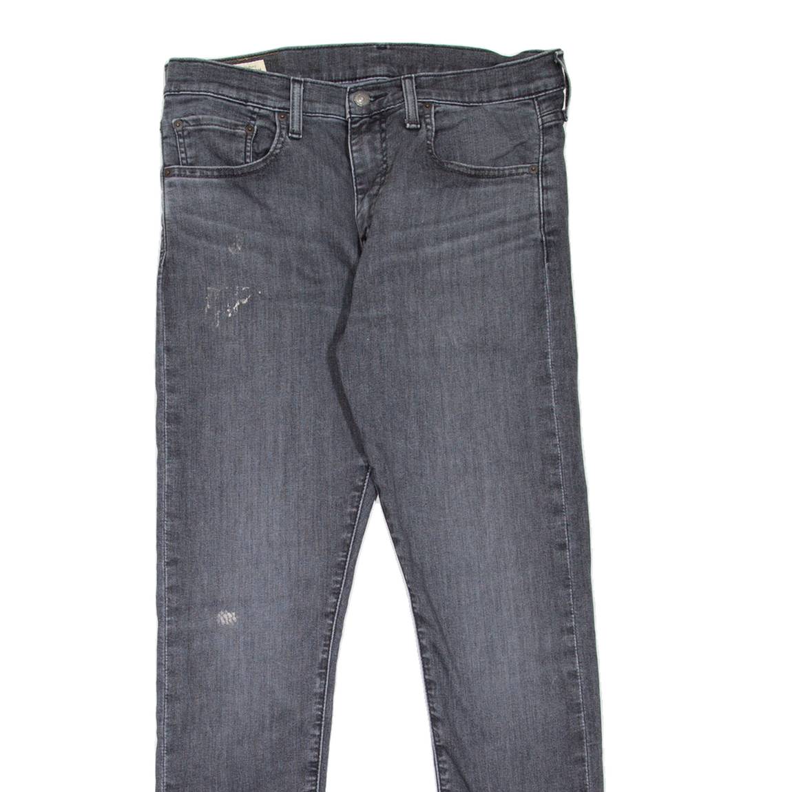 LEVI'S 512 BIG E Jeans Mens Grey Slim Tapered W32 L32