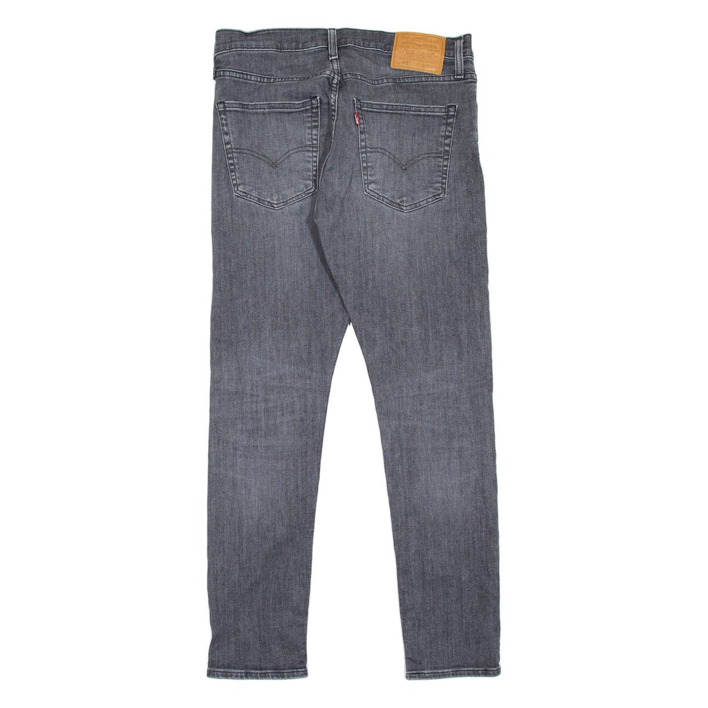 LEVI'S 512 BIG E Jeans Mens Grey Slim Tapered W32 L32