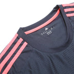 ADIDAS Mens Blue & Pink FC Bayern Munchen Football T-Shirt M Short Sleeve Crew