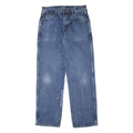DICKIES Workwear Mens Jeans Blue Regular Straight W32 L34