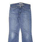 LEVI'S Womens Blue Regular Flared Denim Medium W28 L29 Zip Jeans