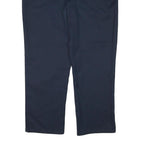 DICKIES Mens Cotton Blend Navy Regular Straight Trousers W44 L31 Workwear Zip