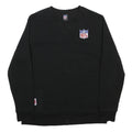 NFL Mens Black Crew Neck XL Polyester Sweatshirt Football Logo