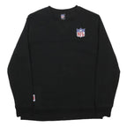 NFL Mens Black Crew Neck XL Polyester Sweatshirt Football Logo