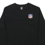 NFL Mens Black Crew Neck XL Polyester Sweatshirt Football Logo