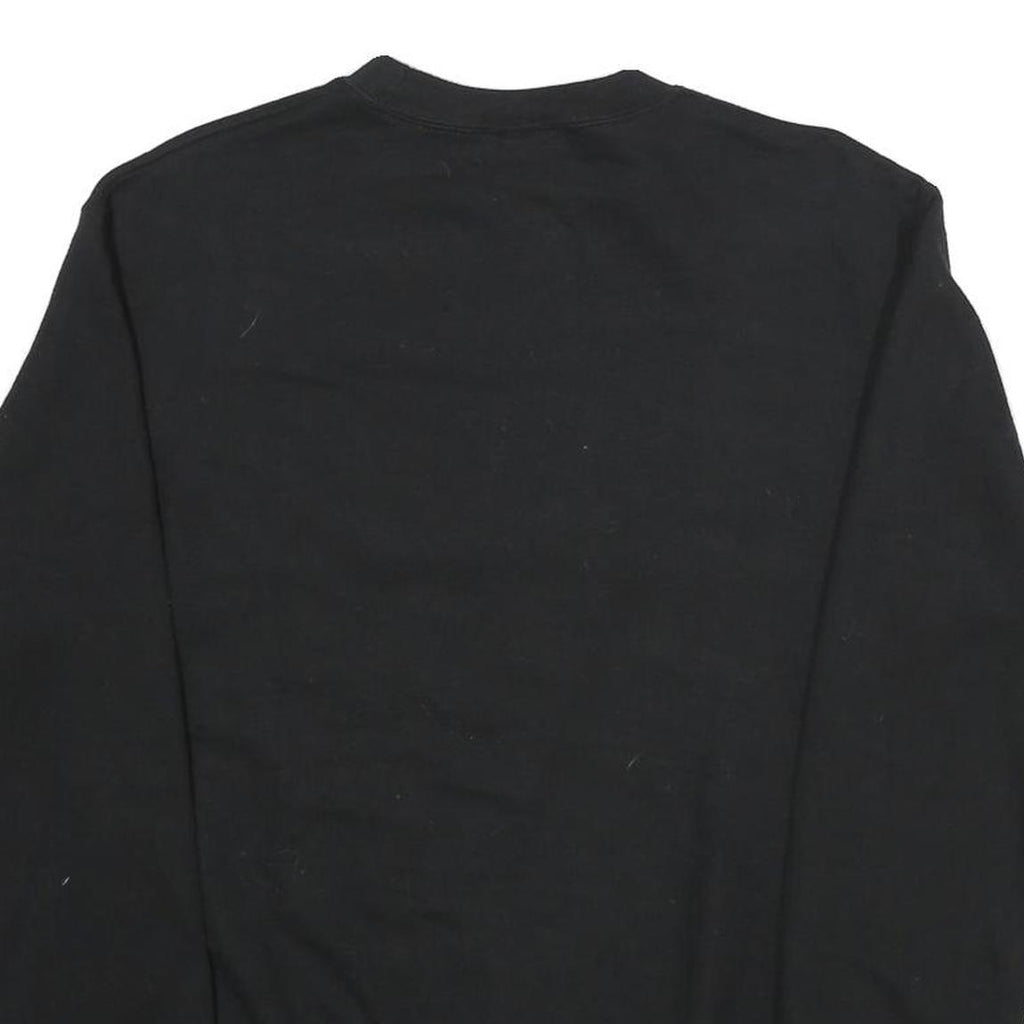 CHAMPION Mens Black Chico State Crew Neck S Cotton Blend Casual Sweatshirt