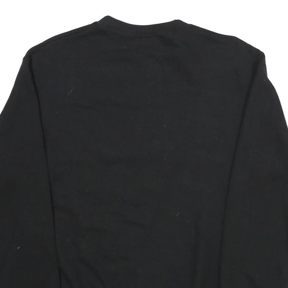 CHAMPION Mens Black Chico State Crew Neck S Cotton Blend Casual Sweatshirt