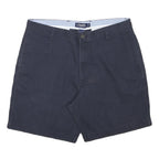 CHAPS Mens Shorts Navy Blue Casual L W36 Cotton Blend Classic Fit Pockets