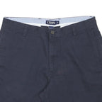 CHAPS Mens Shorts Navy Blue Casual L W36 Cotton Blend Classic Fit Pockets