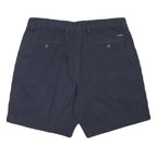 CHAPS Mens Shorts Navy Blue Casual L W36 Cotton Blend Classic Fit Pockets