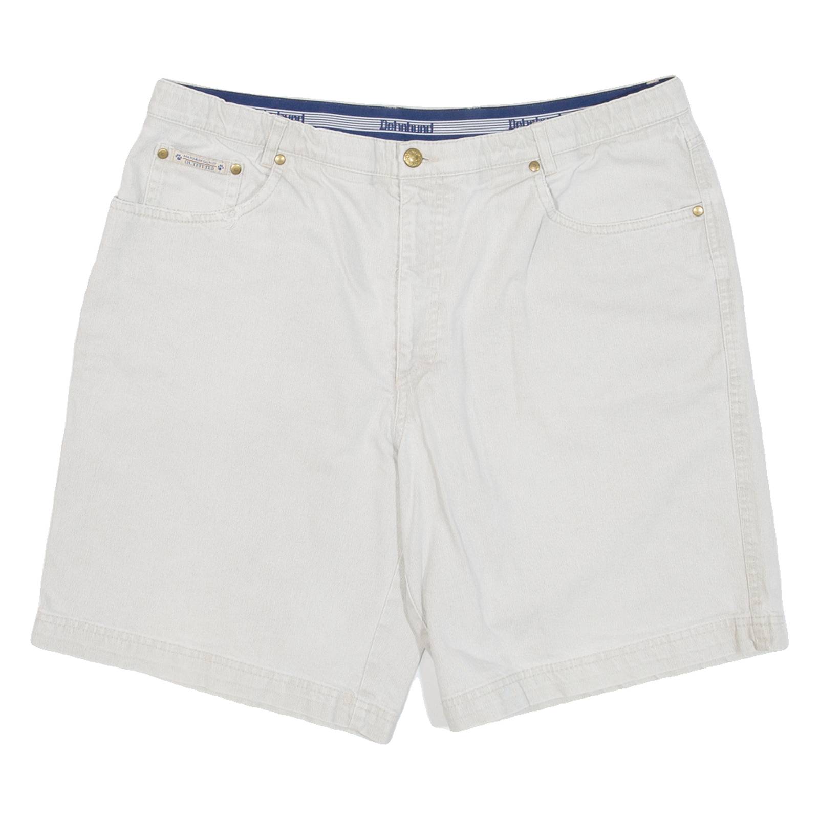 Womens Denim Shorts Beige XL W38