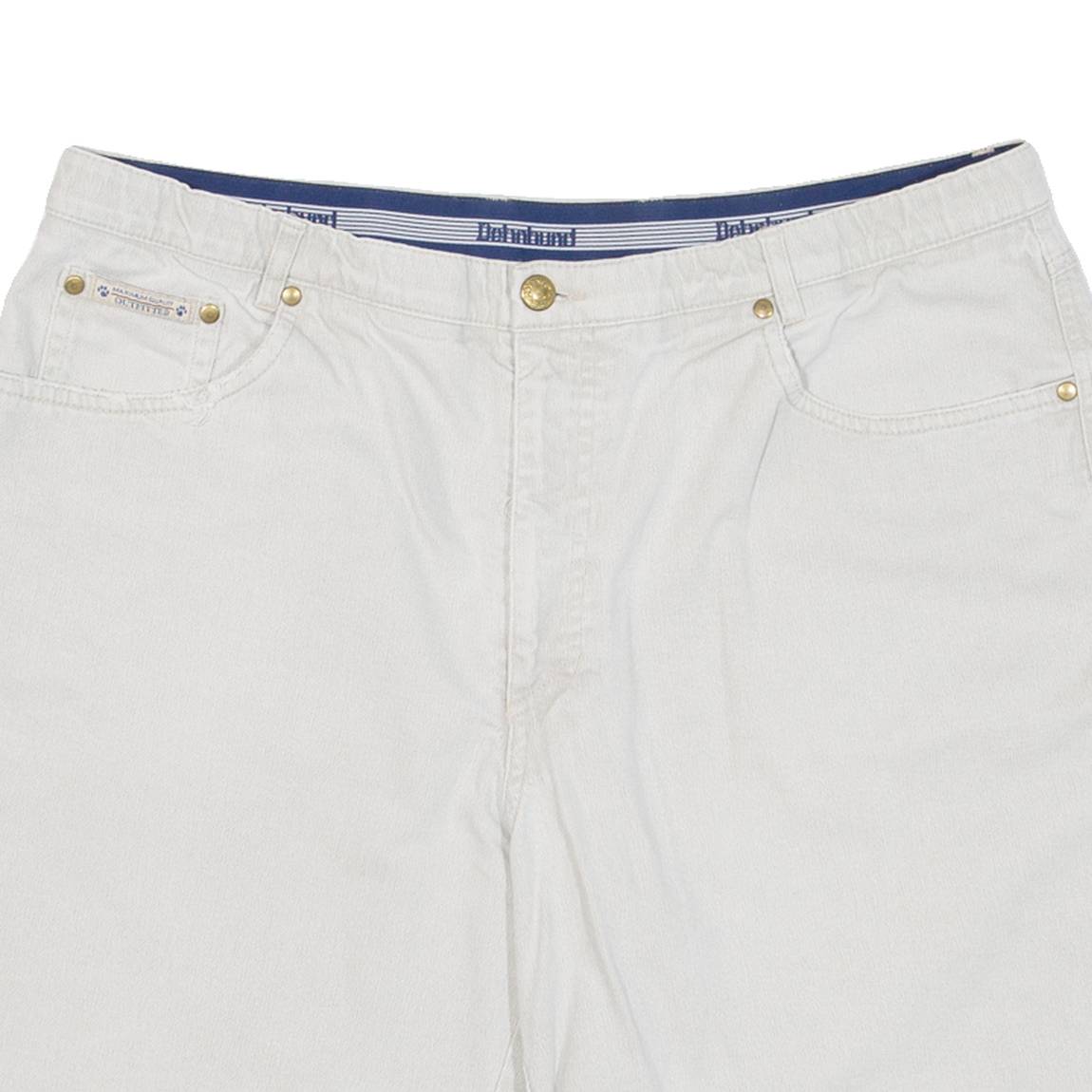 Womens Denim Shorts Beige XL W38