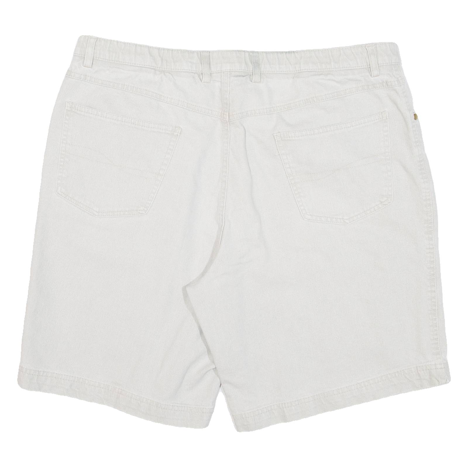 Womens Denim Shorts Beige XL W38