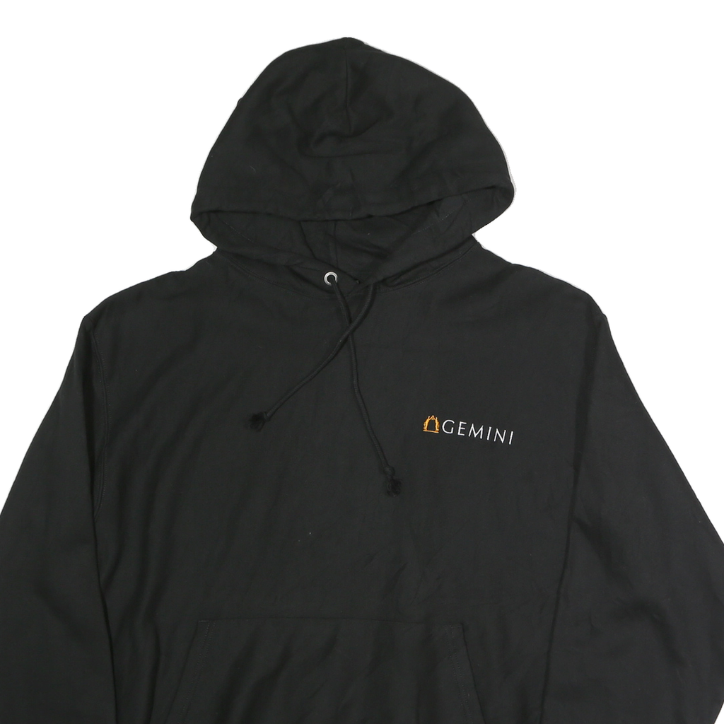 CHAMPION REVERSE WEAVE Mens Black GeminI Pullover Hoodie XL Cotton Comfort