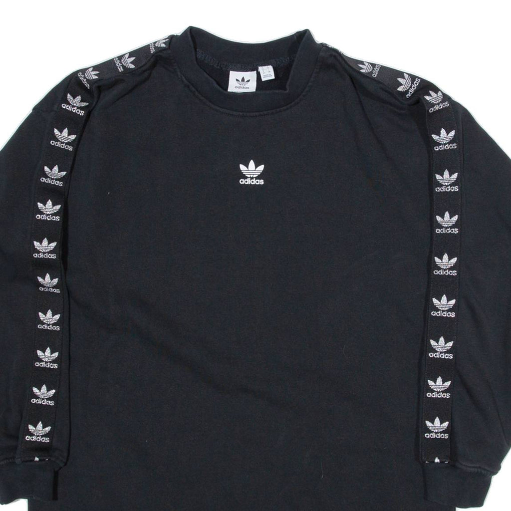 ADIDAS Womens Sweatshirt Black UK 6