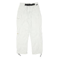 SCHOFFEL Womens Polyester Blend White Relaxed Cargo Trousers W28 L30 Outdoor Zip